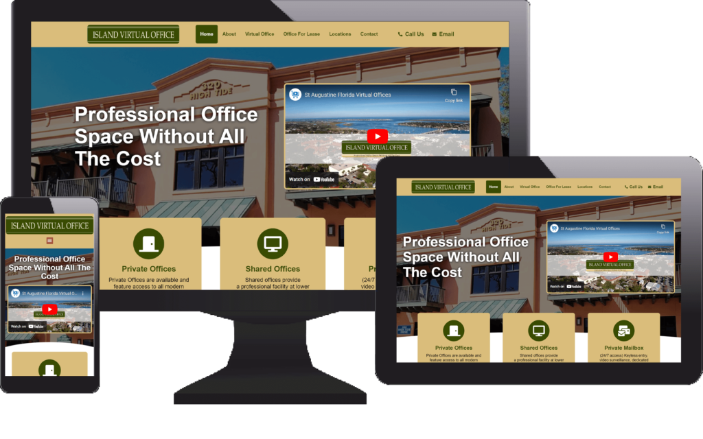 Island Virtual Offices | St. Augustine Web Design High-End Web Development & Design