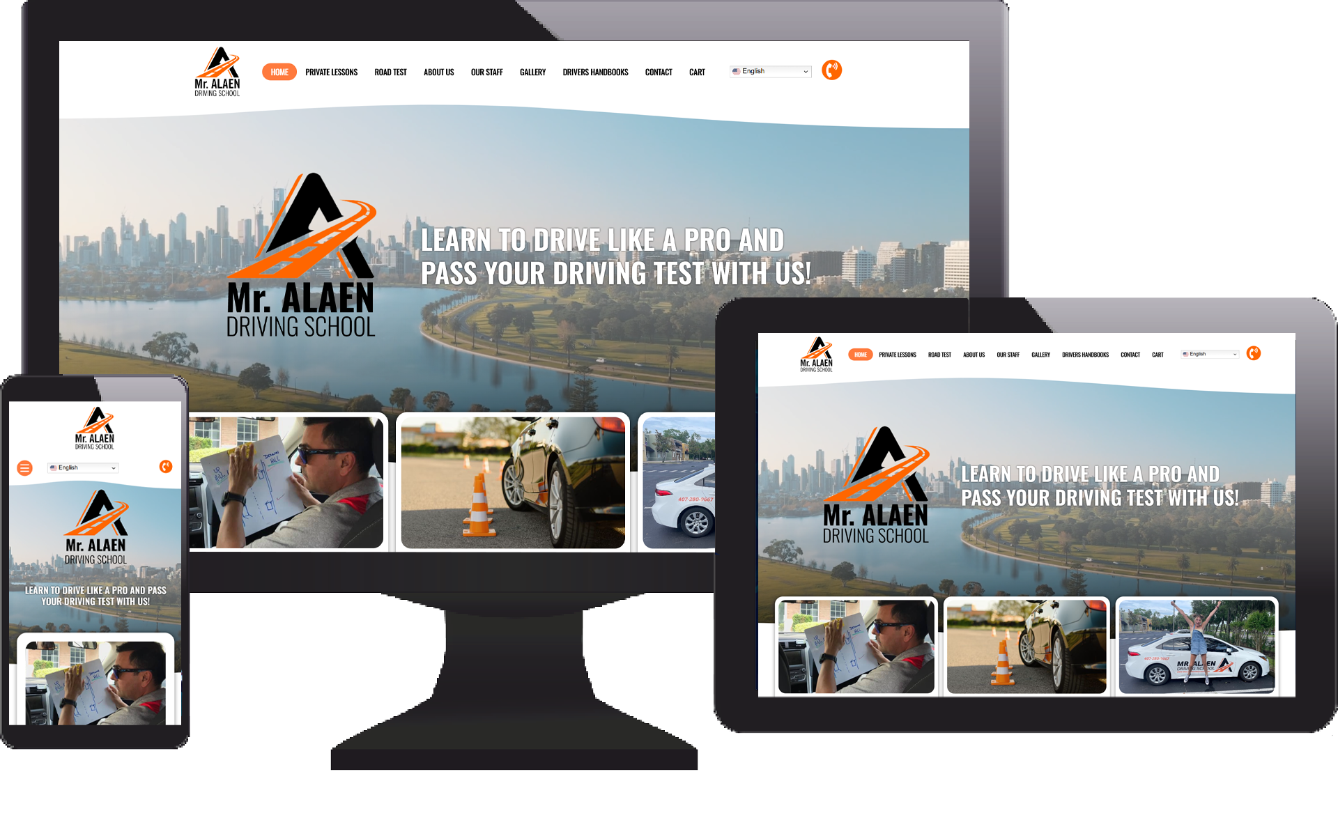 Mr. Alaen Driving School | St. Augustine Web Design High-End Web Development & Design